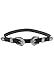 Wink Gal Women's Boho Metal Western Double Buckle Belt Sliver