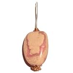 Rhodochrosite Pendant 02 Stone Pink Banded Copper Wire Crystal Healing 3.2