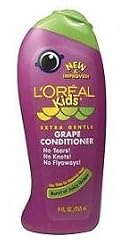 L'Oreal Paris Kids Extra Gentle Conditioner, Thin/Normal Hair, Grape, 9-Fluid Ounce