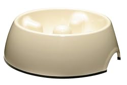 Dogit Go Slow Anti-Gulping Dog Bowl, White, Large