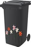 ICD Wheelie Bin Self Adhesive Sticker Kit, Lilly Design.