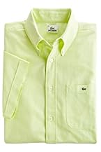 Short Sleeve Solid Washed Oxford