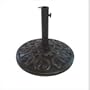 DC America UBP28281-BR Cast Stone Umbrella Base, Made from Rust Free Composite Materials, Bronze Powder Coated Finish