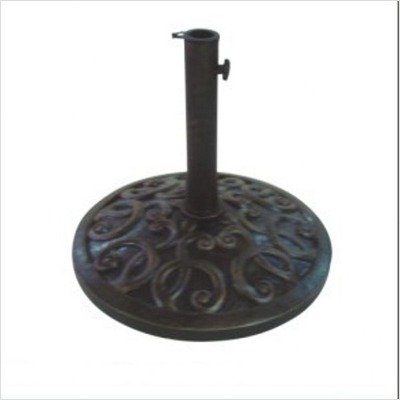 DC America UBP28281-BR Cast Stone Umbrella Base, Made from Rust Free Composite Materials, Bronze Powder Coated Finish