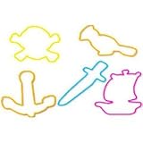 Zany Bandz - Shaped Rubber Bands - PIRATEZ ( 24 Pack )