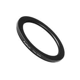 Fotodiox Metal Step Down Ring, Anodized Black Metal 72mm-62mm, 72-62 mm
