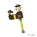 Swinging Haman Wooden Grogger - Purim Toy Noisemaker
