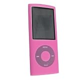 Eforcity Premium Hot Pink Silicone Skin Case for Apple iPod Gen4 Nano