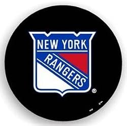 New York Rangers Black Spare Tire Cover - Hockey Sports Merchandise