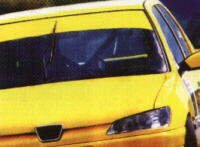 Black Vinyl Car Strip with Kenwood Logo