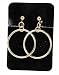 Franco American Novelty Clip on Hoop Costume Earrings