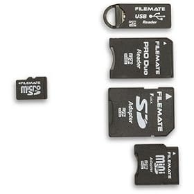 Wintec 3FMUSDCK4GB-R FileMate 4GB Micro SDHC Flash Card with Adapter Kit by Wintec Industries