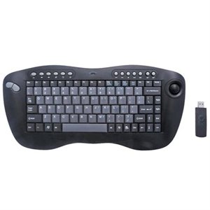 Ergoguys Wireless Mini Multimedia Trackball Keyboard USB. USB WIRELESS MINI MULTIMEDIA TRACKBALL KEYBOARD BY ERGOGUYS KEYB. USB