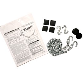 Replacement Hardware and End-caps for Stand with Square Feet (with chains)