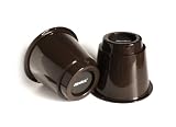 Slipstick CB650 Heavy Duty Non-Slip Bed Risers for Under Bed Storage, Chocolate