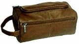 David King Leather Travel Kit With U - Shaped Opening