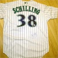 Curt Schilling Autographed/Hand Signed Baseball Jersey (Arizona Diamondbacks) MLB Holo