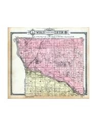 Wesley Township, Custer Township - East, Will County 1909 to 1910... Fine-Art Reproduction