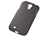 画像をクリックして拡大イメージを表示 レイ・アウト docomo GALAXY S4 SC-04E用 ソフトジャケット/マットブラック RT-SC04EC6/B