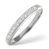 Platinum Eternity Diamond Ring .