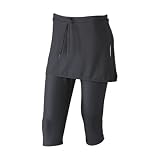 JAMES NICHOLSON - jupe sport running avec collant 3/4 intégré - JN449 - taille M - noir - femme