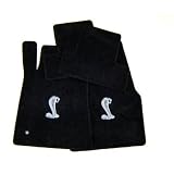 Ford Mustang Cobra Rug Black Floor Mats 1999 2000 2001 2002 2003 2004