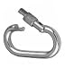 Sports : Karabinerhaken mit Sicherheitsmutter, 8mm, 70x35mm (10 Stk.)
