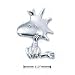Sterling Silver Peanuts Woodstock Charm