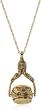 1928 Jewelry Vintage-Inspired Collection Gold-Tone Rotating Locket Trio Long Necklace