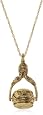 1928 Boutique Vintage Collection Gold-Tone Tone Rotating Locket Trio Long Necklace