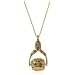 1928 Boutique Vintage Collection Gold-Tone Tone Rotating Locket Trio Long Necklace
