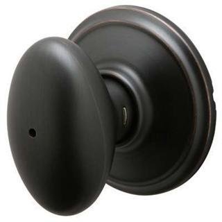 Schlage F51SK SIE 716 Siena Entry Knob, Aged Bronze with SecureKey