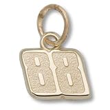 14k NASCAR Dale Earnhardt Jr. Number 88 Small Charm