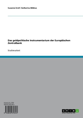 Das geldpolitische Instrumentarium der Europäischen Zentralbank (German Edition)