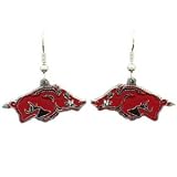 Arkansas Razorbacks Dangle Earrings - NCAA College Athletics Fan Shop Sports Team Merchandise