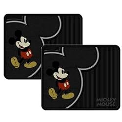 A Set of 2 Molded 14" x 17" Utility Mat - Mickey Mouse Classic