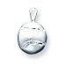 Sterling Silver Baseball Charm with 20 inch Sterling Silver Chain