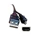 MPF Sony USB Cable Lead Cord for Cybershot DSC-S650, DSC-S700, DSC-S730, DSC-S750, DSC-S780, DSC-S800, DSC-S850, DSC-S950, DSC-S2000, DSC-S2100, DSC-W180, DSC-W190, DSC-W310, DSC-W320, DSC-W330 & DSC-W370 Digital Cameras