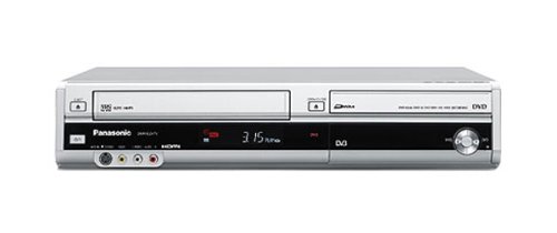 Panasonic DMR-EZ47 - DVD Recorder & VCR Combination - With 1080P Up-Conversion & Freeview - Silver
