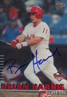 Brian Harris, Reading Phillies - Phillies Affiliate, 2000 Multi-Ad Sports Autographed Card