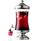 Godinger Chapel Hill Shannon Crystal Beverage, Ice Tea, Drink, Punch Dispenser 2.5 Gallon
