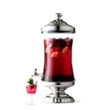 Godinger Chapel Hill Shannon Crystal Beverage, Ice Tea, Drink, Punch Dispenser 2.5 Gallon