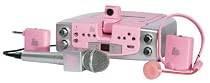 The Singing Machine SMVG609 PINK Karaoke with Wireless & Wired Microphone
