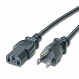 10' IEC320 C-13/NEMA 5-15P, Power Cords, Cables & Interconnects, PC Components