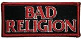 Bad Religion Rock Music Band Patch - Red Name Logo