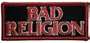 Bad Religion Rock Music Band Patch - Red Name Logo