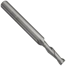 Melin Tool AMG Solid Carbide Square Nose End Mill, General Purpose, Uncoated (Bright) Finish, Single Cut, 2 Flutes, Center Cutting