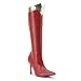 Superhero Sexy Red/ Gold Fancy Dress Boots Size 4-5