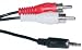 2 RCA Male / 3.5mm Stereo Male, 25 ft