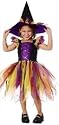 Child Small 4-6 for 3-4 Years - Beautiful Little Child Glitter Witch Costume
